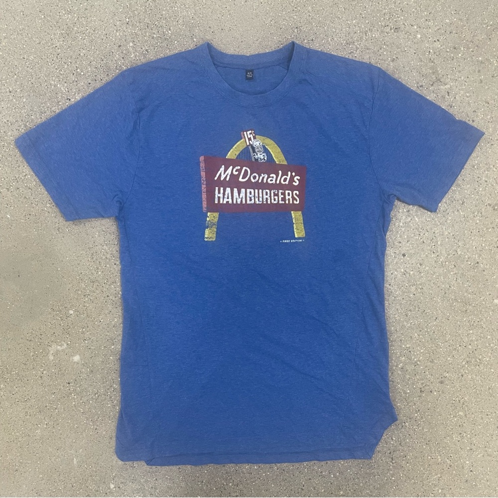 “First Edition” McDonald’s employee Apparel Collection Hamburger 15¢ T-shit